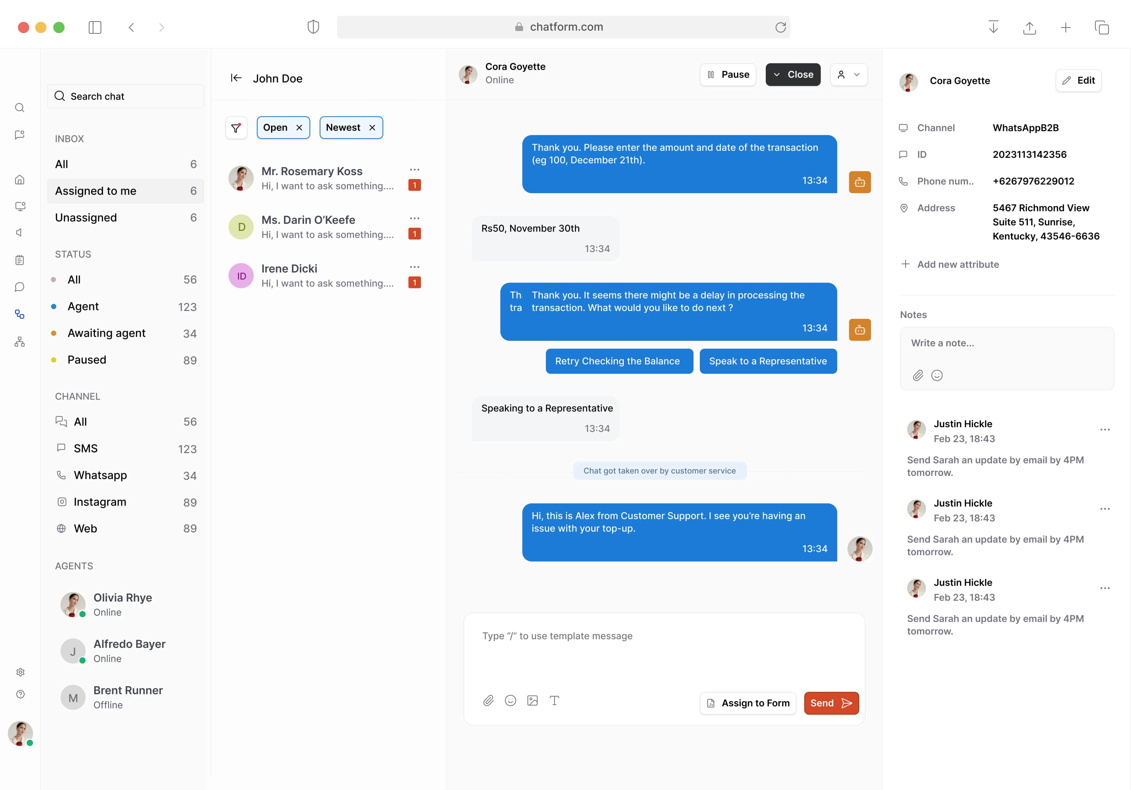 Chatbot IA de WhatsApp