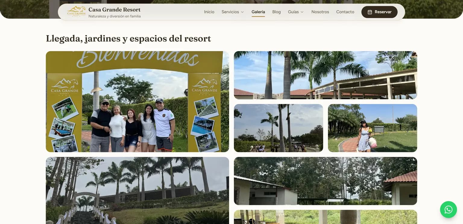 Casa Grande Resort: Galería con fotografías reales de la llegada, los jardines y los espacios del resort